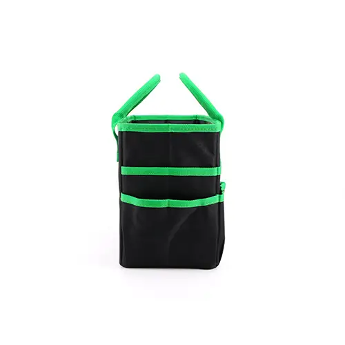 Durable Multi-Pocket Polyester Storage Bag with Reinforced Handles